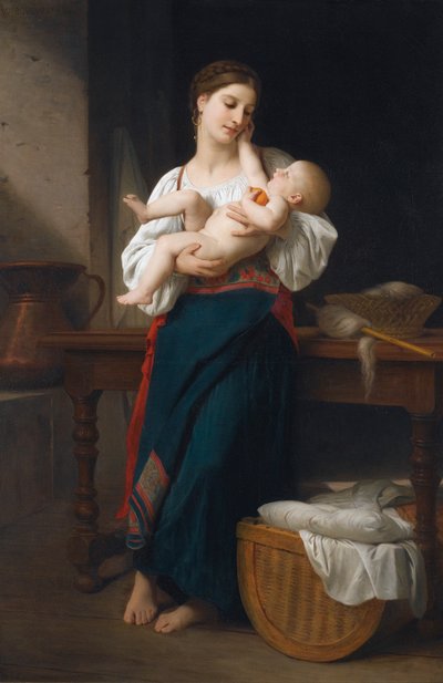 First Caress by William Adolphe Bouguereau